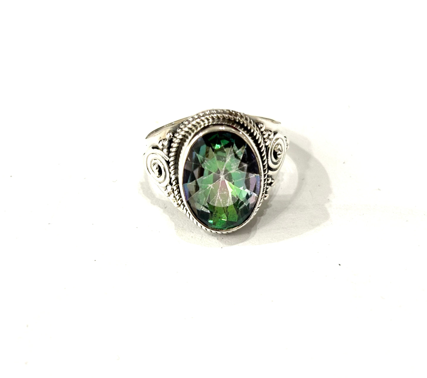 ANELLO MISTYC TOPAZ OVALE - ARGENTO 925