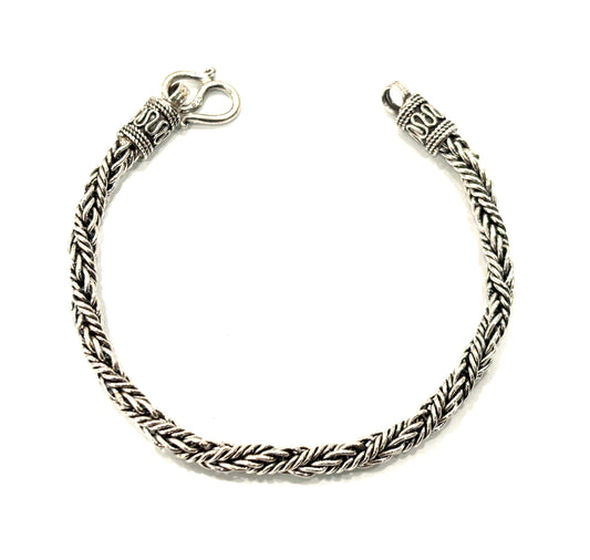 BRACCIALE SNAKE TORCION - ARGENTO 925