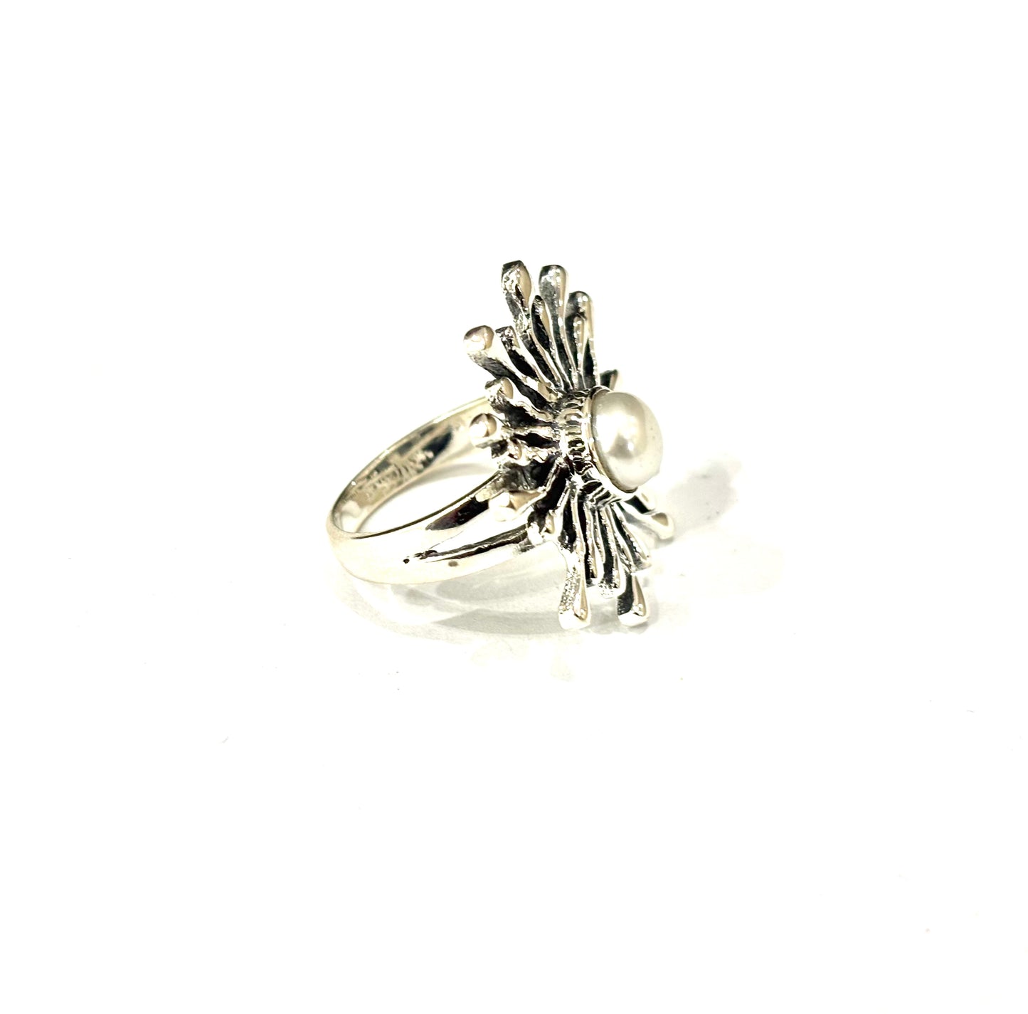 ANELLO NATURE PERLA DI FIUME - ARGENTO 925