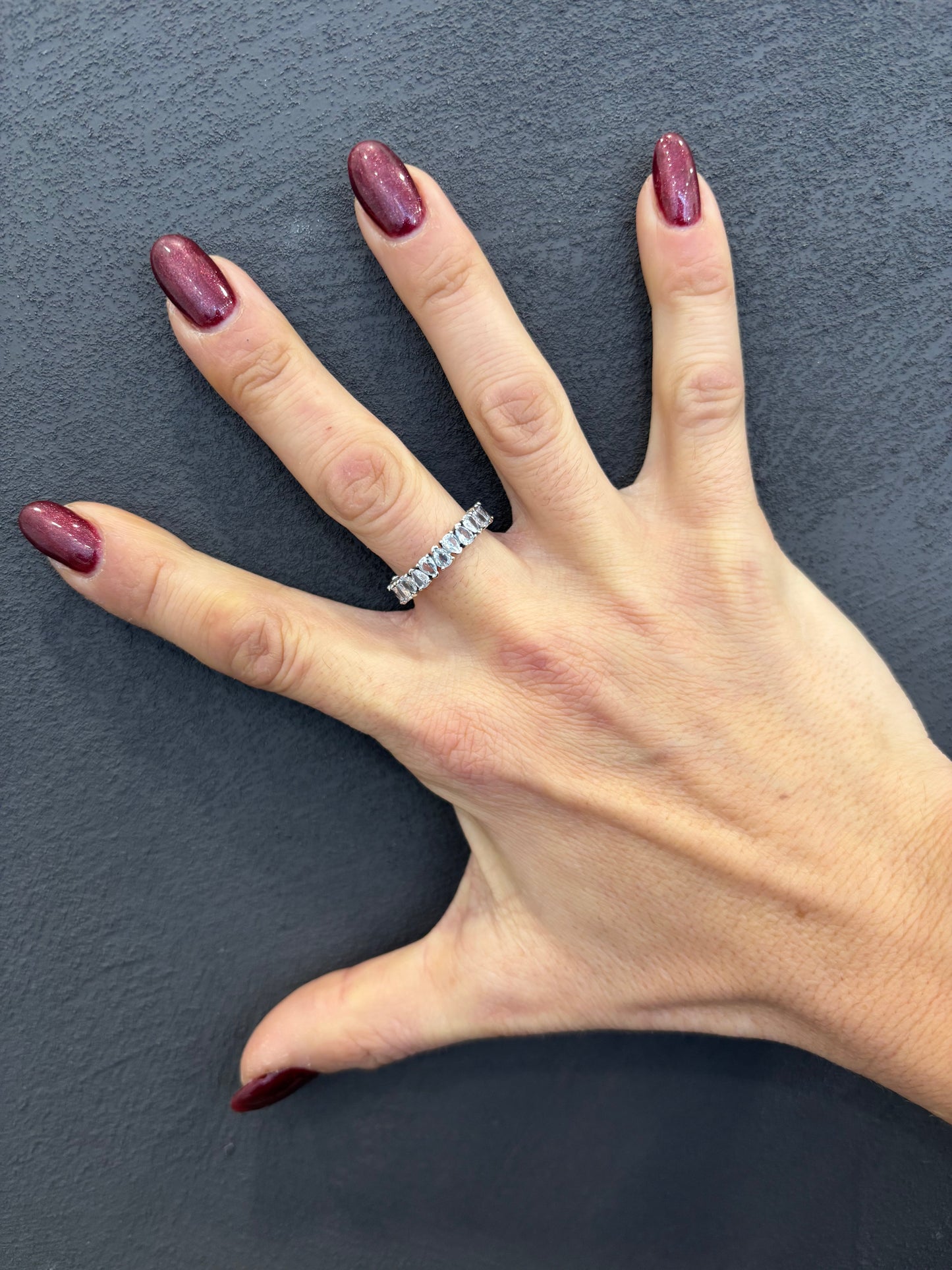 ANELLO RIVIERE SCINTILLANTE - ARGENTO 925 - ZIRCONI