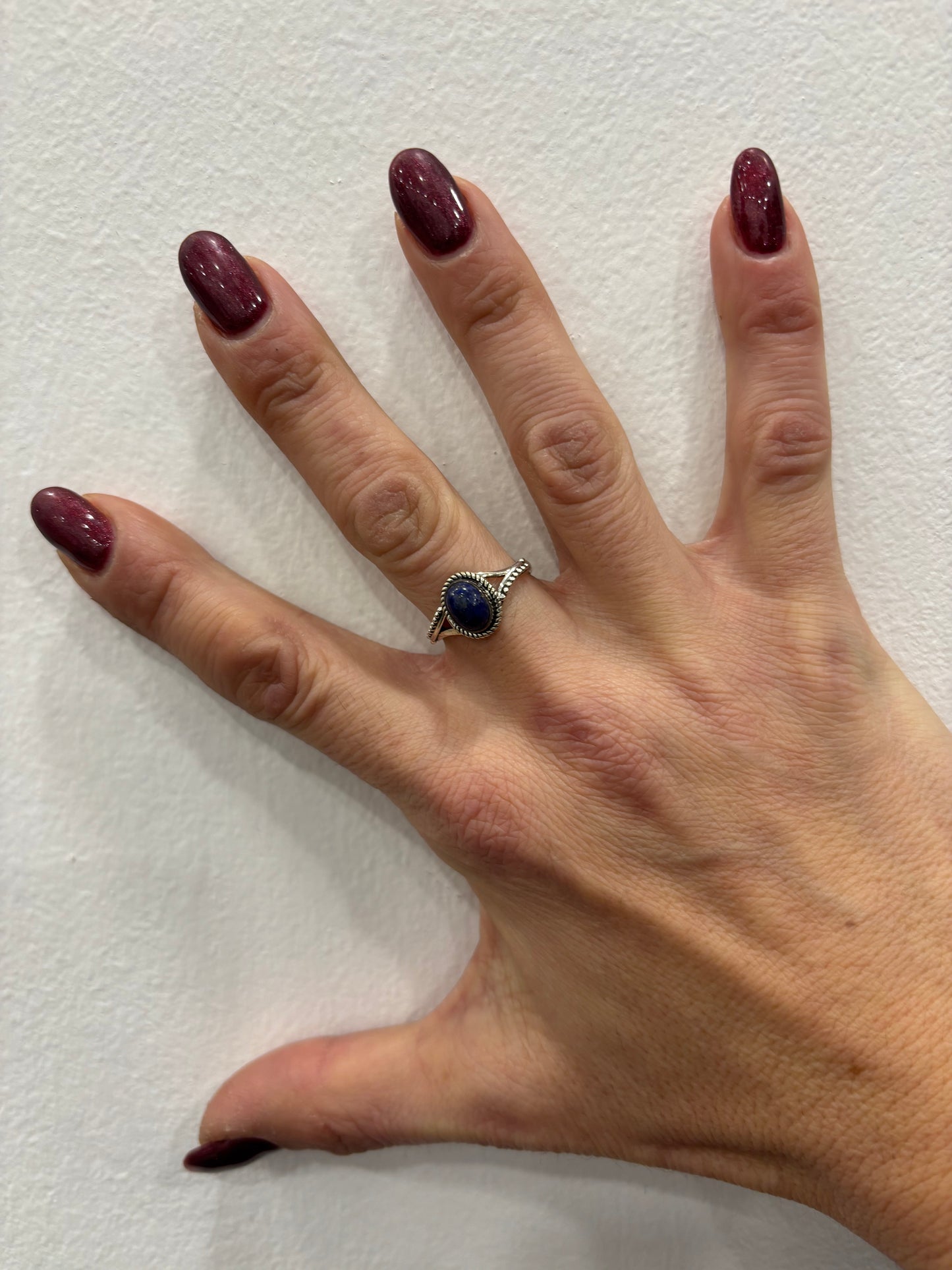 ANELLO PIETRE NATURALI OVALE - ARGENTO 925