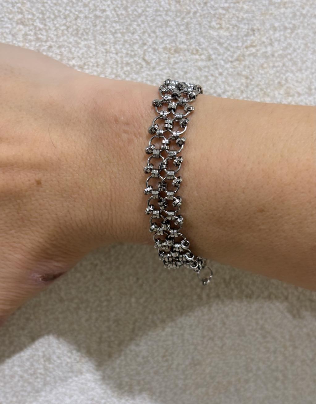 BRACCIALE RETE ACCIAIO