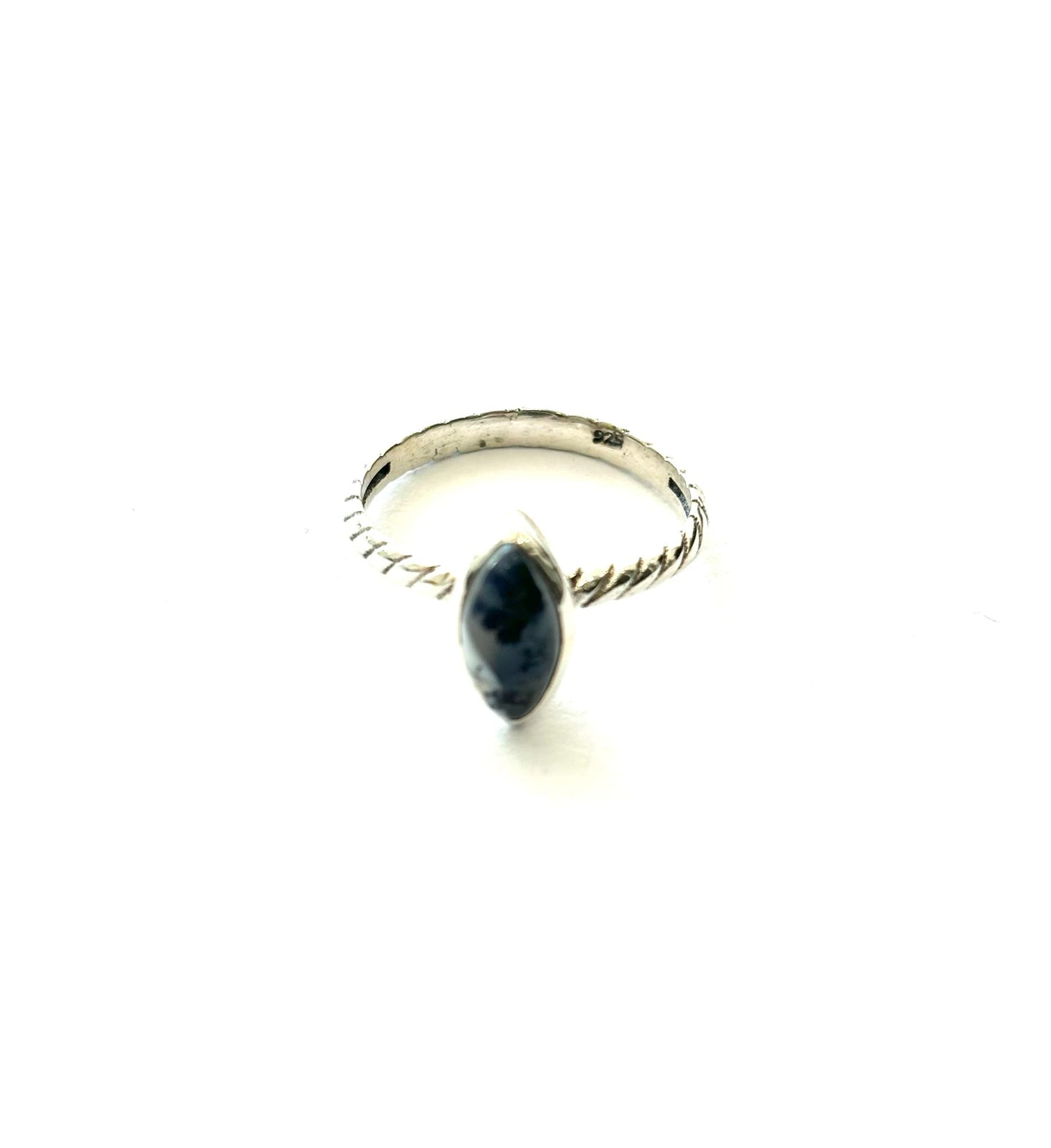 ANELLO DENDRITIC OPAL ARGENTO 925