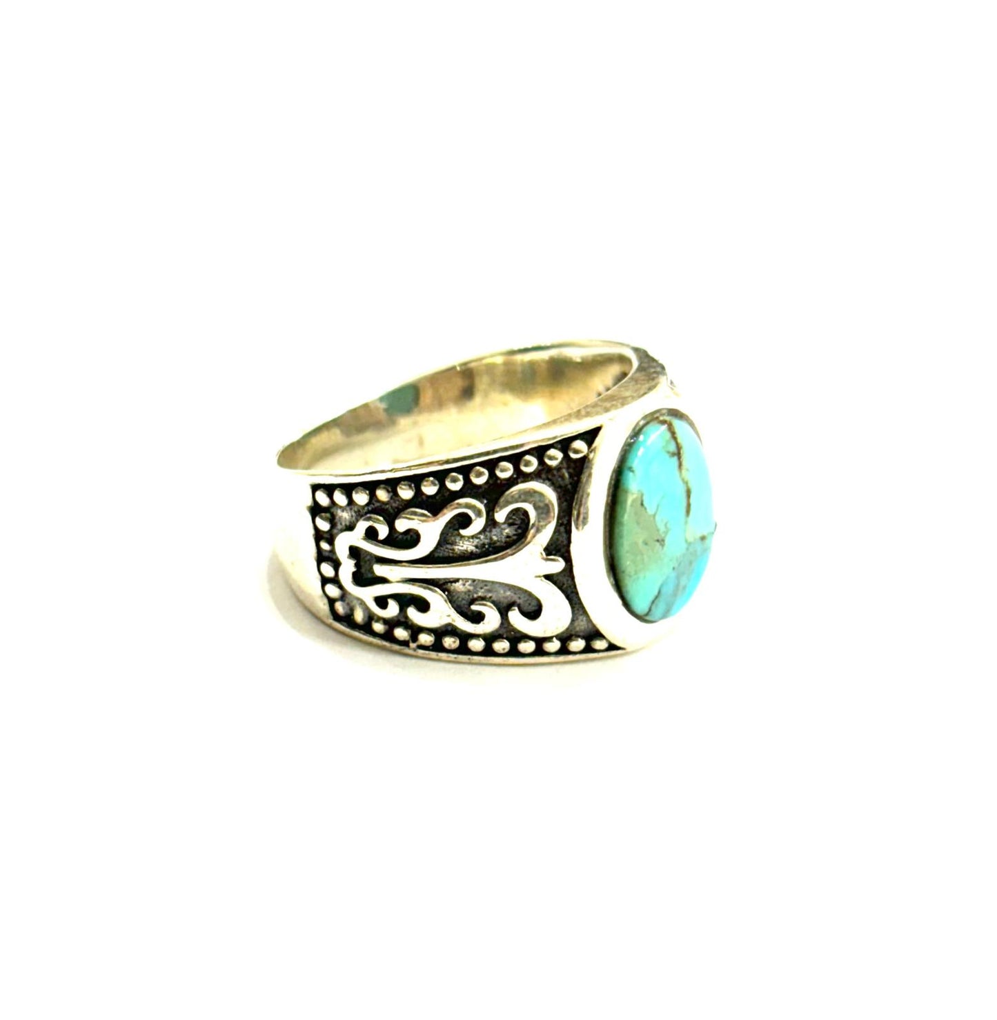 ANELLO COPPER TURQUOISE ARGENTO 925