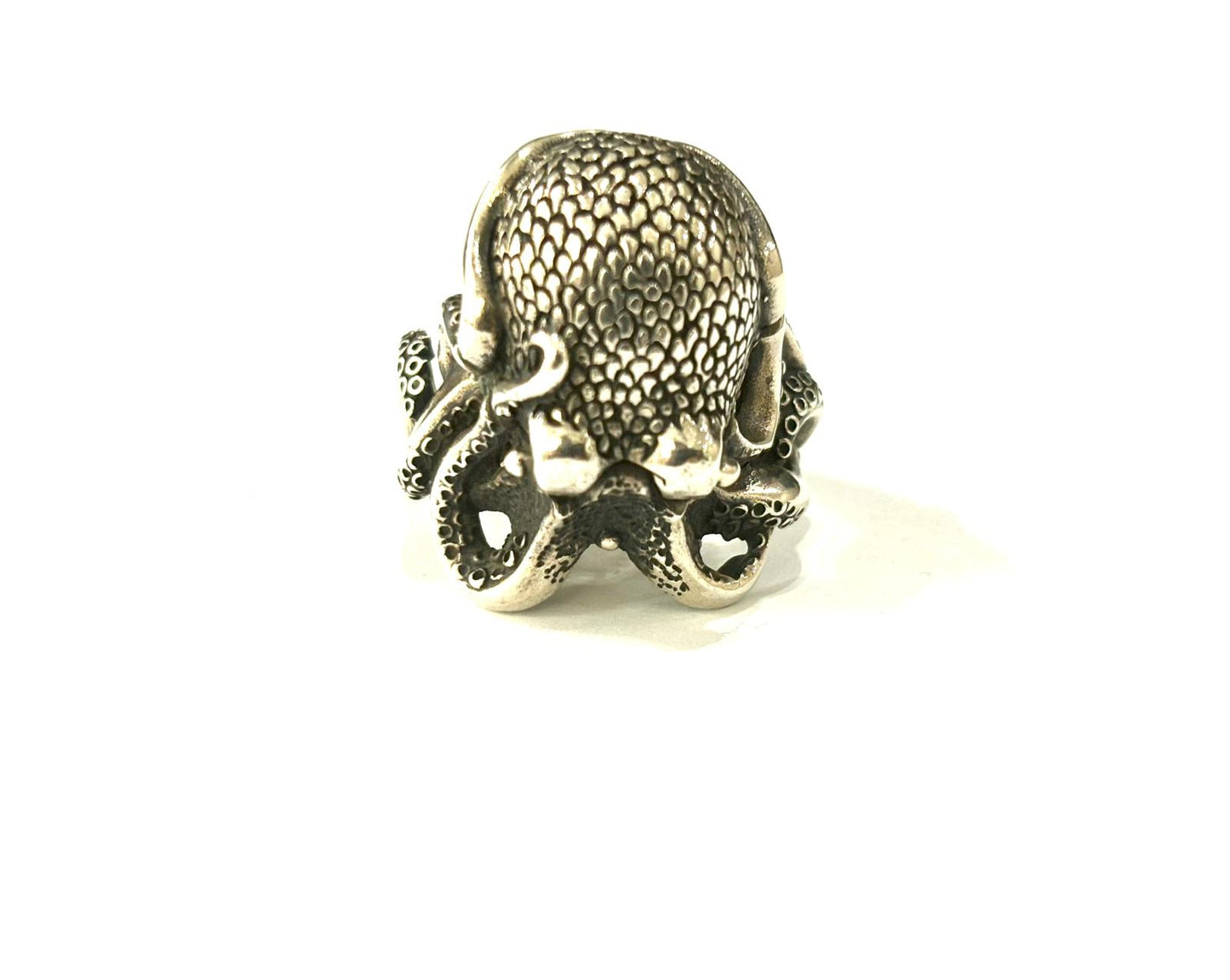 ANELLO POLPO OCTOPUS ARGENTO 925