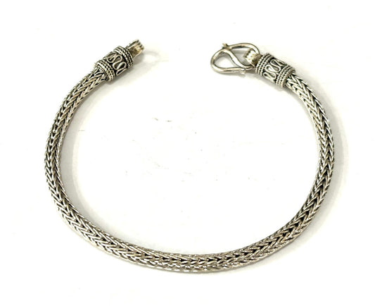 BRACCIALE SNAKE TONDO ARGENTO 925