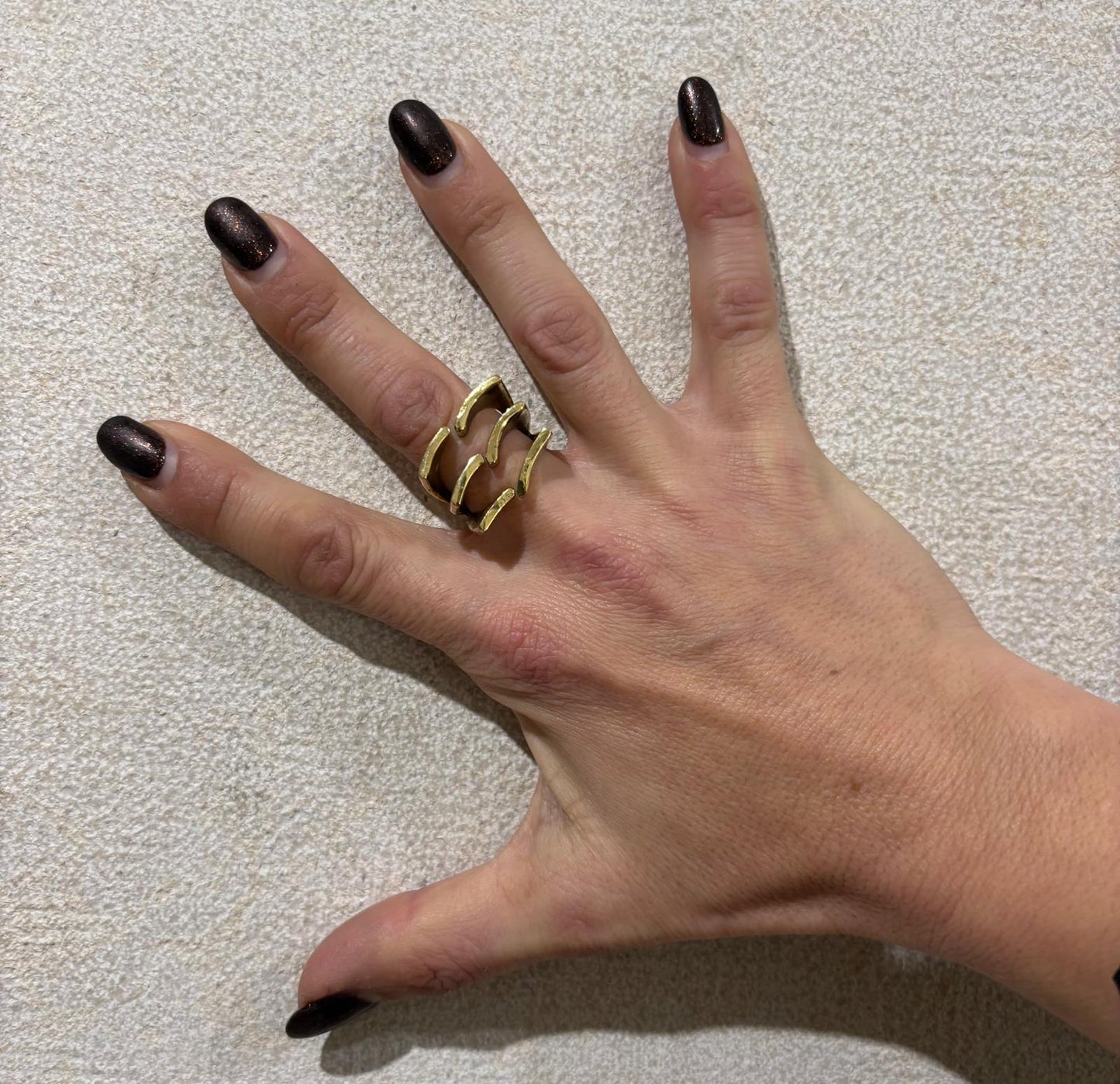 ANELLO OTTONE - DESIGN SCULTOREO