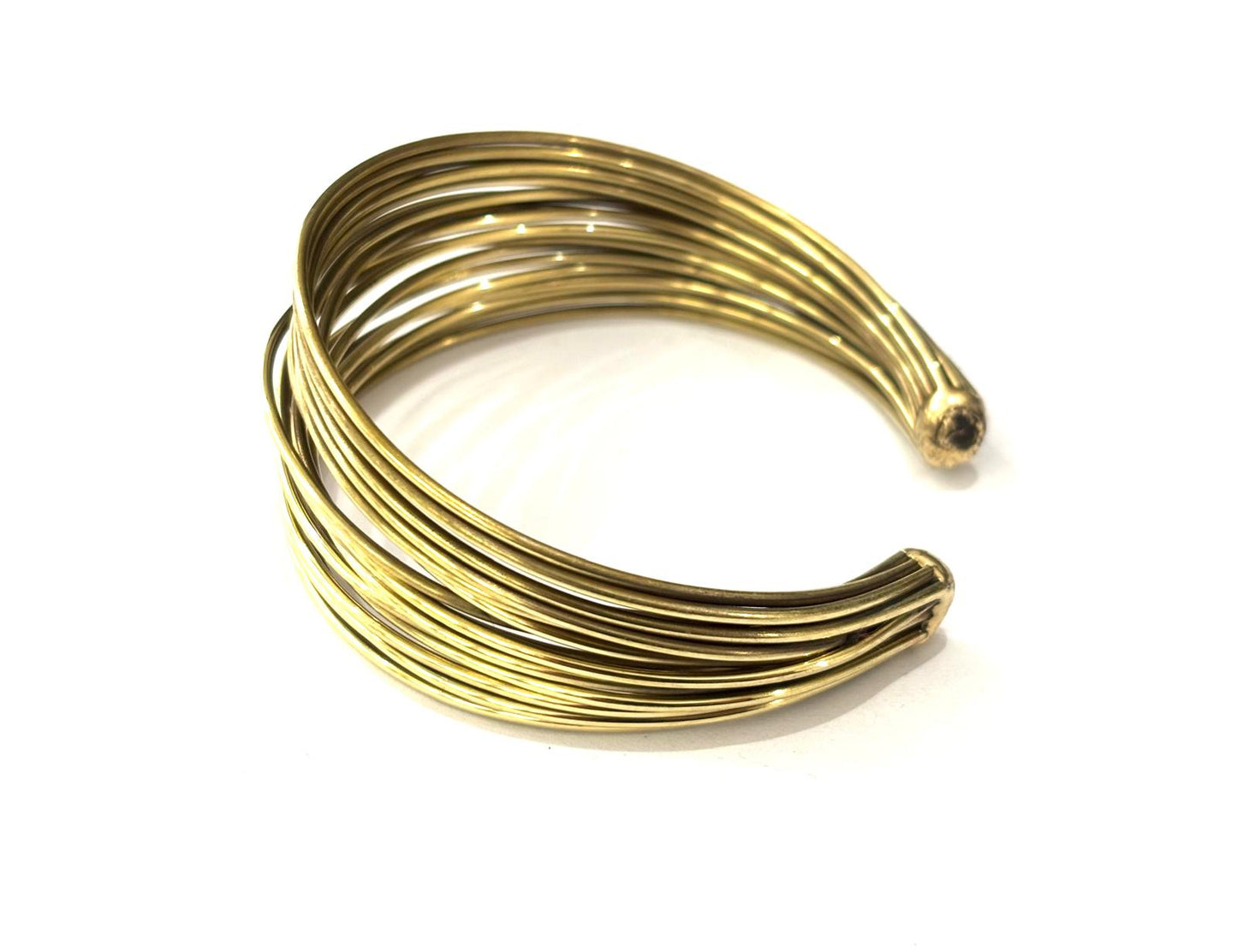 BRACCIALE RIGIDO OTTONE - MULTIFILO