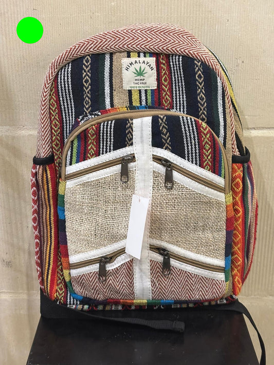 ZAINO IN CANAPA E COTONE HIMALAYAN Medio