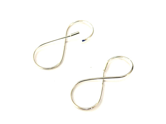 ORECCHINI SIMBOLO INFINITO - ARGENTO 925