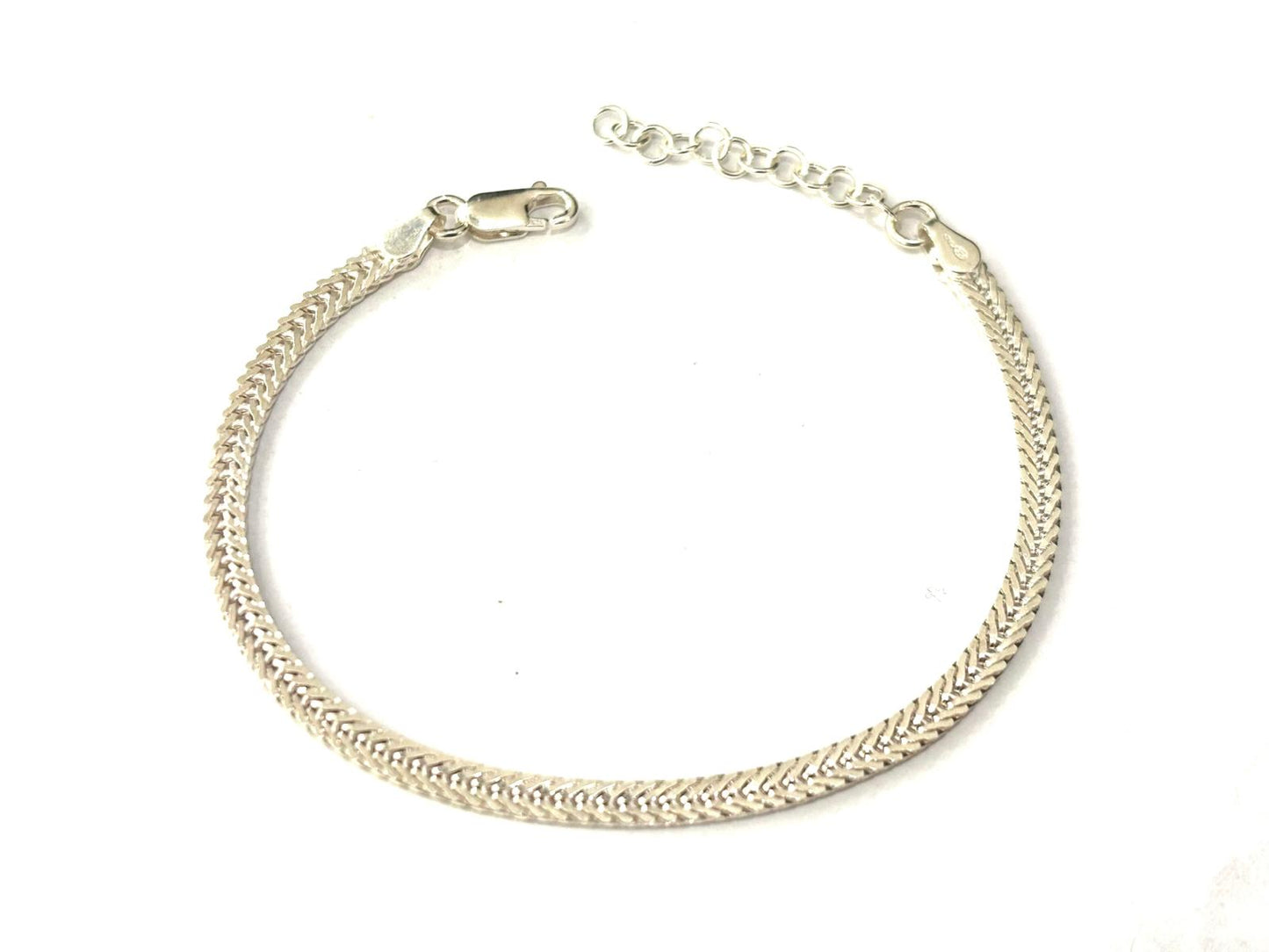 BRACCIALE SNAKE PIATTO - ARGENTO 925