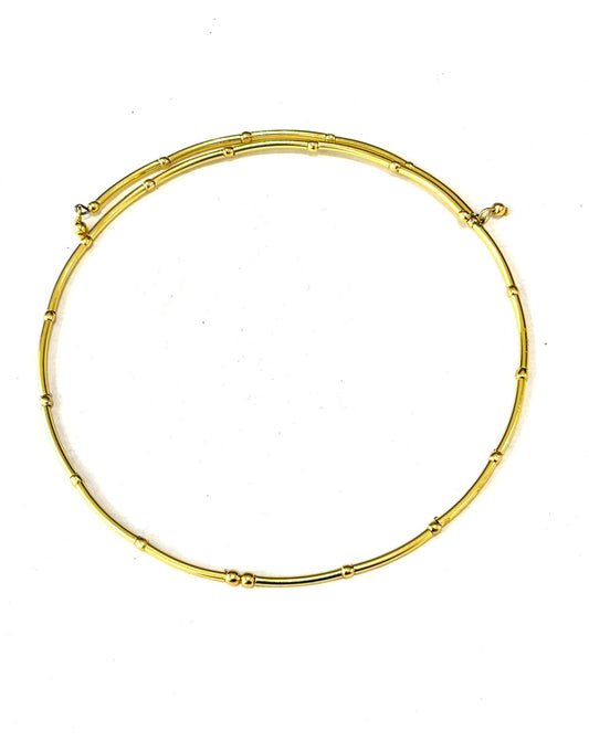 COLLANA CHOKER OTTONE ARMONICO