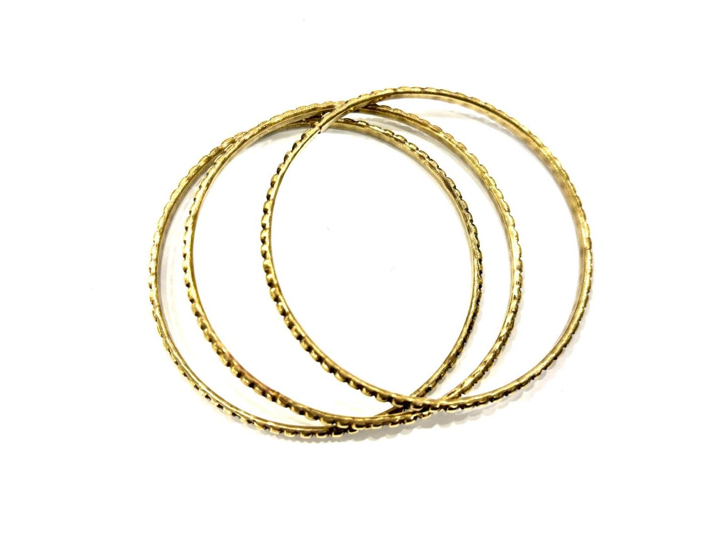 SET BRACCIALI OTTONE - BANGLE