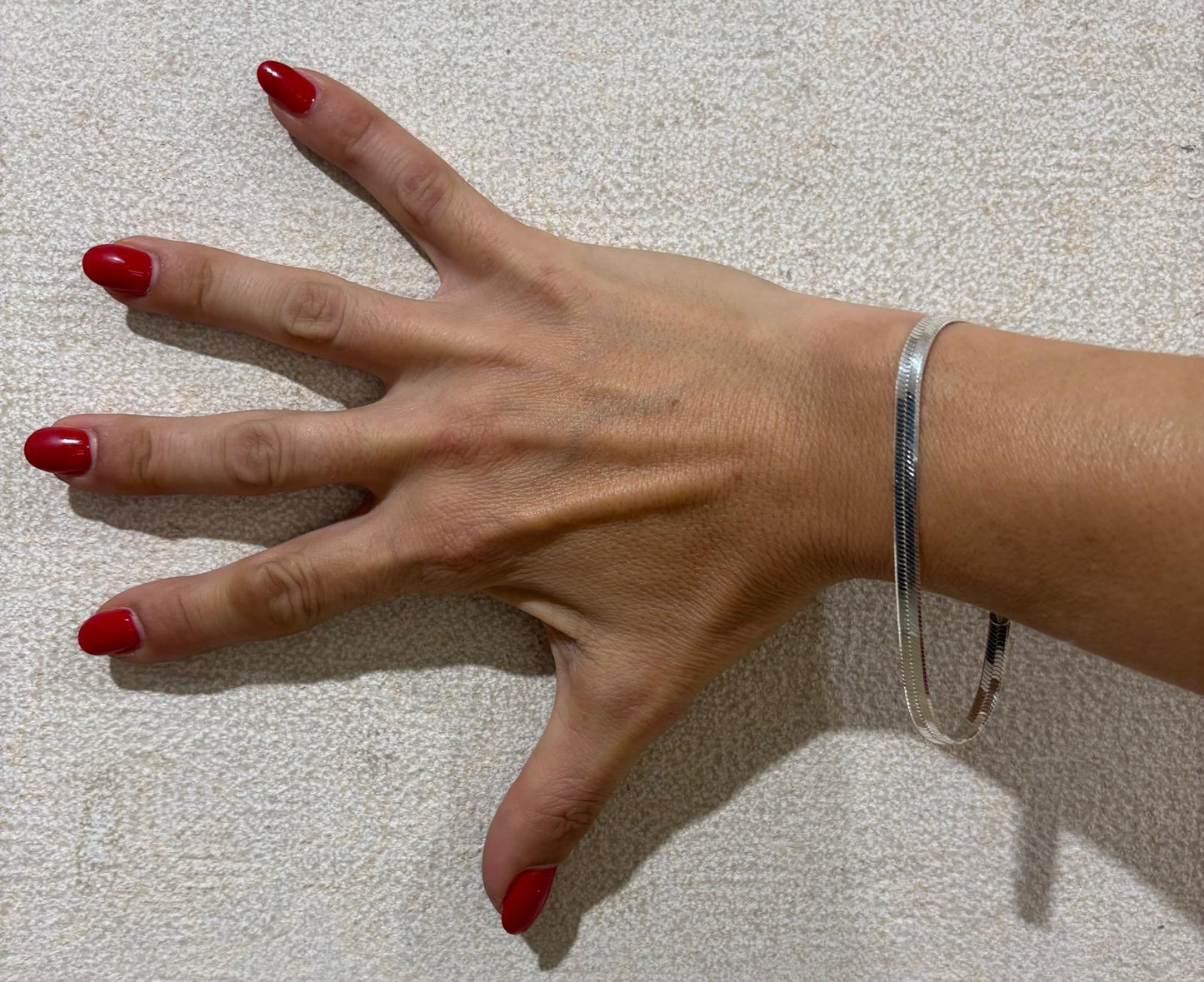 BRACCIALE SNAKE PIATTO ARGENTO 925