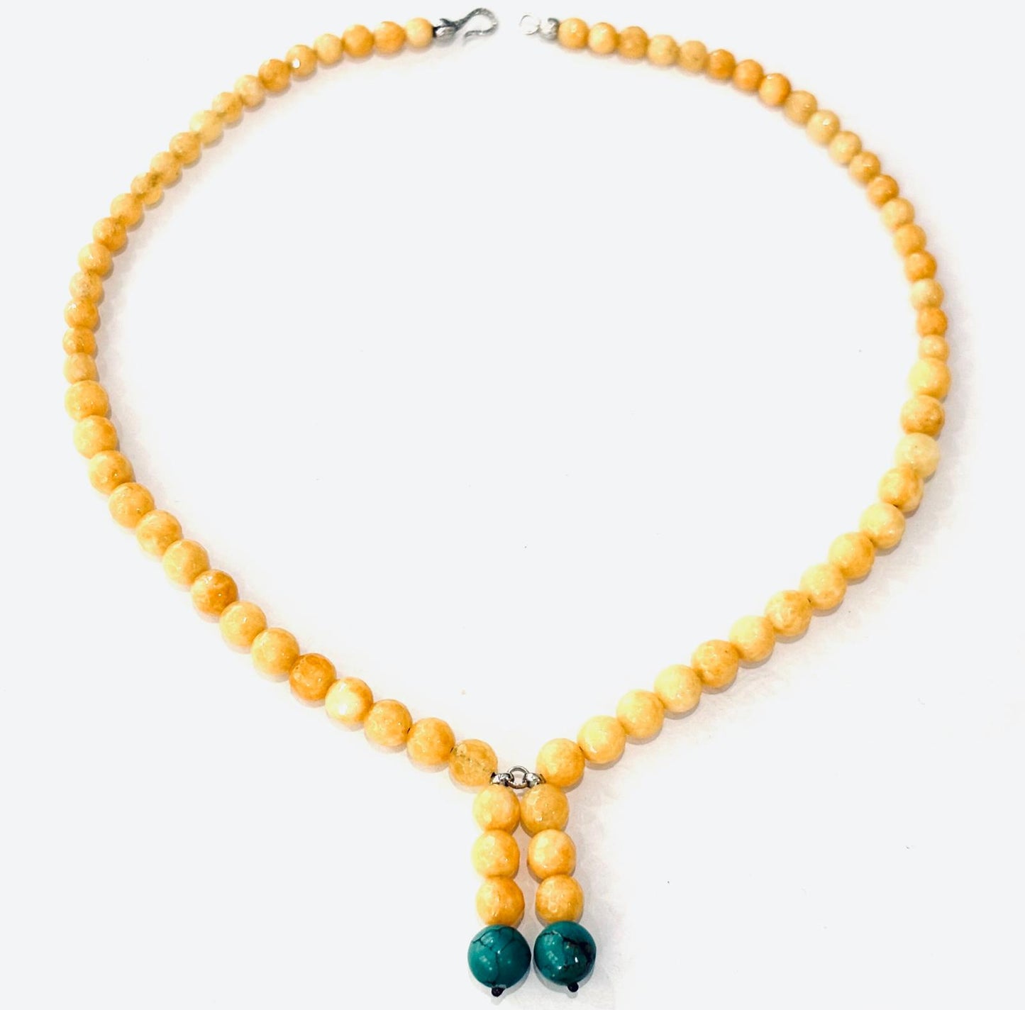 COLLANA ENCOUNTER - GIADA - PASTA TURCHESE SFUMATO - ARGENTO 925