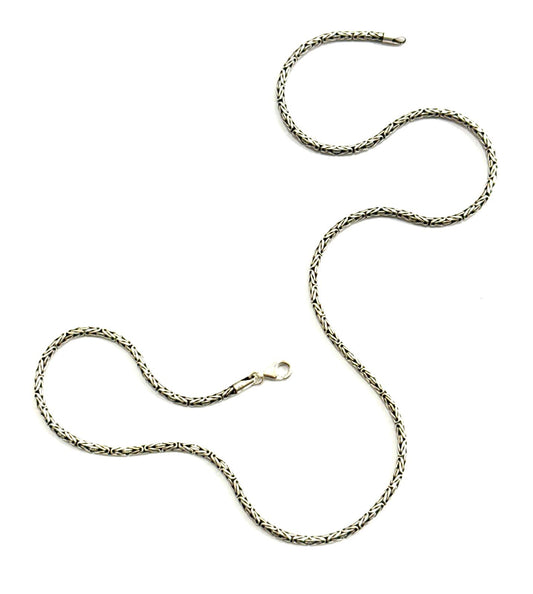 COLLANA SKAKE BIZANTINA ARGENTO 925