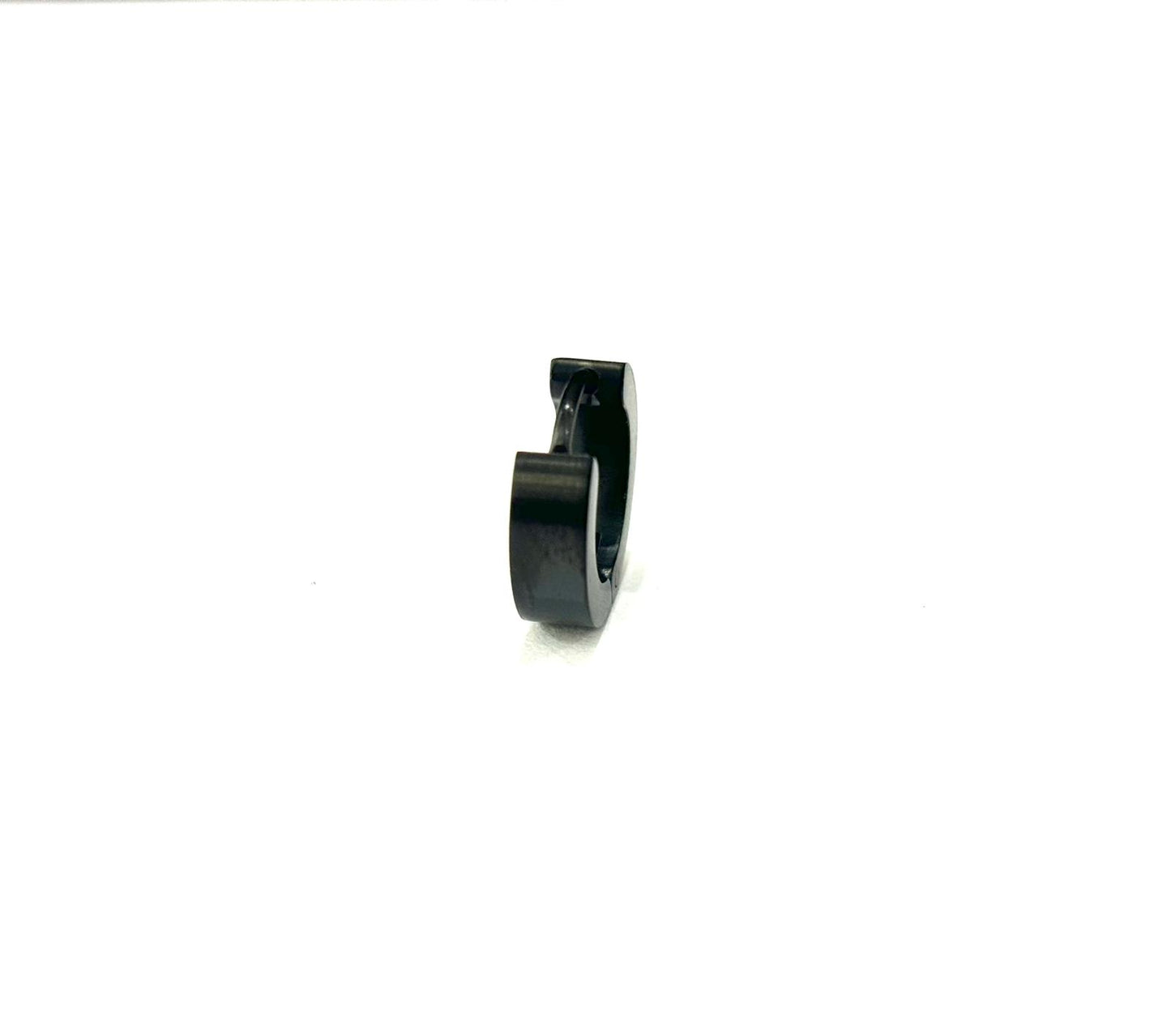 EASYCLIP NERO LISCIO OPACO ACCIAIO PVD – SPESSORE 4mm / DIAMETRO 9mm