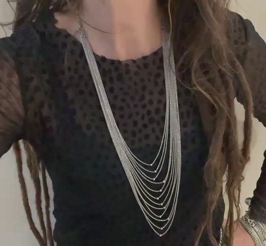 COLLANA UNCHAIN MULTIFILO ACCIAO
